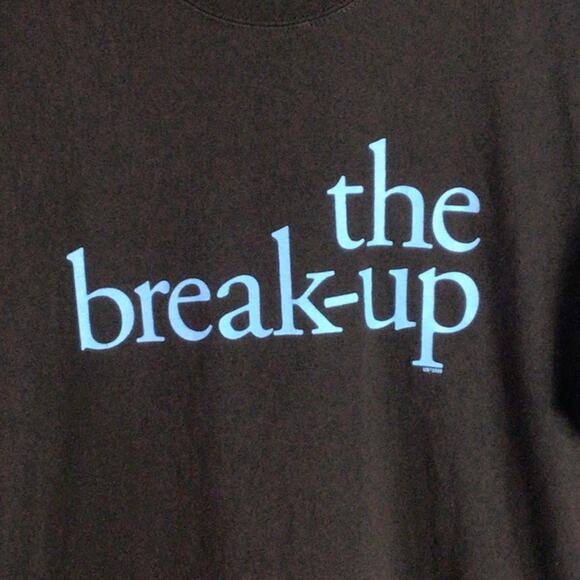 Vintage 2006 The Break-Up Movie T Shirt Brown Blue Large - Picture 2 of 4